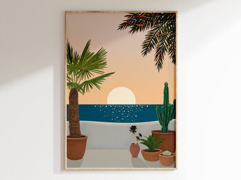 Sunset In Ibiza Travel Art Print, 6 of 6