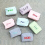 Personalised Stripe Make Up Bag, thumbnail 3 of 9