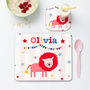 Personalised Children's Circus Lion Placemat Set, thumbnail 1 of 4