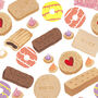 Nostalgic Biscuits Wrapping Paper Gift Wrap, thumbnail 5 of 5