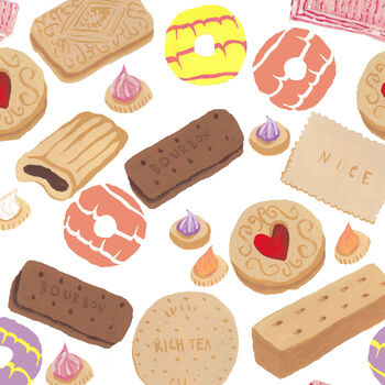 Nostalgic Biscuits Wrapping Paper Gift Wrap, 5 of 5
