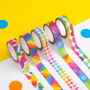 Colourful Spots Washi Tape, thumbnail 2 of 4