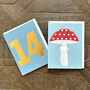 Mini Mushroom Greetings Card, thumbnail 4 of 5