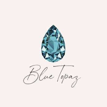 November Birthstone Blue Topaz Gold Plated Necklace, 8 of 12