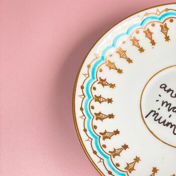 Just Another Manic Mum Day Vintage Plate Wall Decor, 3 of 4