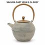 Cast Iron Teapot Sakura 1200ml Stainless Steel Filter, thumbnail 4 of 9