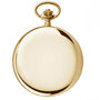 Double Hunter Dual Moon Dial Pocket Watch Gold Plate, thumbnail 3 of 3