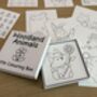 Colouring Cards, Personalised Colouring Set, thumbnail 5 of 7