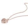 Filigree Heart Locket With Photos 18 K Rose Gold Plate, thumbnail 4 of 10