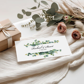 Personalised Money Envelope For Wedding Gift, 5 of 5