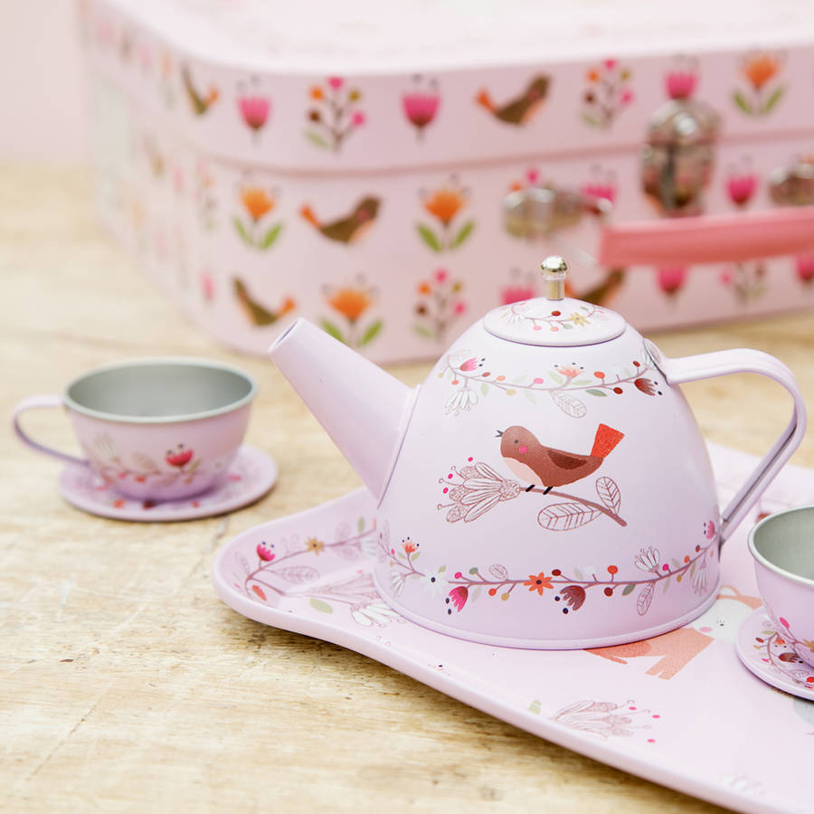 personalised childrens tea set