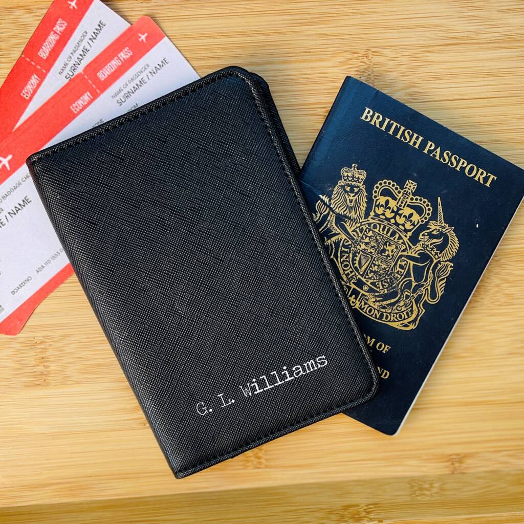 Personalised Simple Passport Cover, 1 of 6