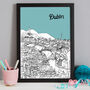 Personalised Dublin Print, thumbnail 3 of 10