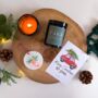 Personalised Happy Holidays Christmas Candle Gift Set, thumbnail 6 of 8