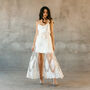 Bridal Lace Overskirt | Detachable Wedding Train, thumbnail 1 of 12