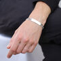 Personalised Sterling Silver Curb Identity Bracelet, thumbnail 4 of 9