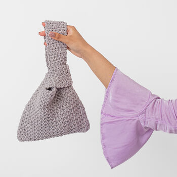 Midi Knot Bag Easy Crochet Kit, 3 of 9