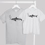Adult And Children's Shark T Shirt Set, thumbnail 1 of 12