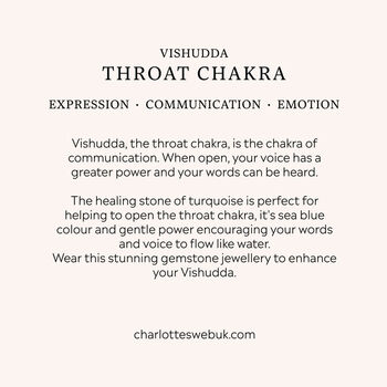 Throat Chakra Turquoise Gold Vermeil Necklace, 6 of 10