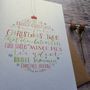 Hand Lettered Christmas Bauble Card, thumbnail 4 of 5