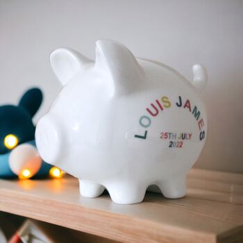 Personalised Piggy Bank, 2 of 3