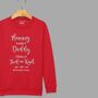 'Mummy And Daddy Finally Tied The Knot' Boys/Girls Wedding Sweatshirt, thumbnail 2 of 12