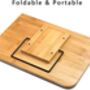 Portable Bamboo Book Stand Wooden Reading Rest, thumbnail 5 of 7