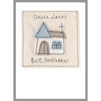Personalised Thank You Card For Godparent, Godfather Or Godmother, 6 of 11