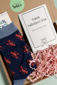 Lobster Valentines Letterbox Giftbox For Him, 5 of 5