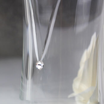 Hand Cut Crystal Glass Vase – Engraved Wedding, Anniversary And Engagement Gift, 3 of 4