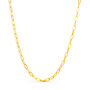 Laura Delicate Gold Paperclip Chain Necklace, thumbnail 3 of 3