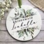 Flower Girl, Bridesmaid Personalised Plaque, thumbnail 1 of 3
