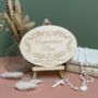 Personalised Holy Communion/Confirmation Engraved Wooden Keepsake, thumbnail 1 of 10