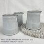 Fair Trade Handmade Glazed Minimalist Stoneware Jug, thumbnail 10 of 12