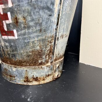 Vintage Fire Bucket Storage / Planter, 3 of 7