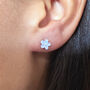 Forget Me Not Stud Earrings, thumbnail 3 of 7