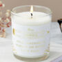 Personalised Thank You Teacher Gold Foil Candle, thumbnail 3 of 3