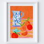 Orange Juice Scene Art Print, thumbnail 2 of 5