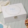 Personalised Footsteps Wooden Memory Box, thumbnail 1 of 2