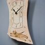 Jumping Dog Personalised Handmade Wall Clock, thumbnail 3 of 6