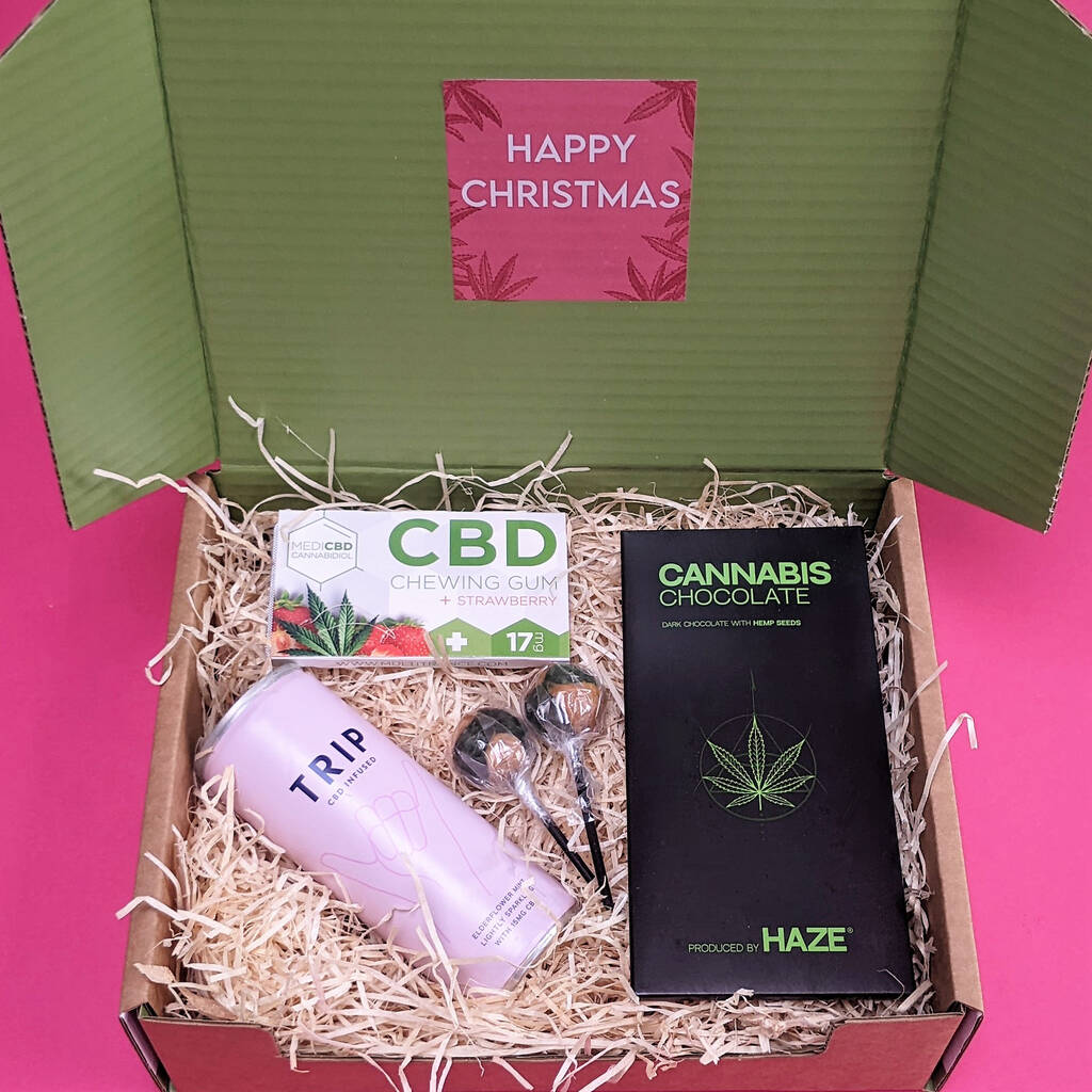 Personalised Cbd Food And Drink Gift Set By MixPixie