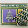 Personalised Mosaic Craft Kit – Festive Christmas Tree Design For Children, thumbnail 1 of 2