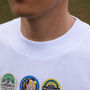 Celtic Football Beer Mats Oversized T Shirt, thumbnail 9 of 10