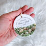 Our First Christmas Engaged Ornament Gift, thumbnail 4 of 7