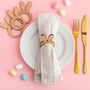 Personalised Easter Bunny Napkin Ring, thumbnail 2 of 5