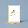 Blue Tit Just To Say Card, thumbnail 2 of 6