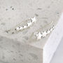 Sterling Silver Five Star Ear Climbers, thumbnail 2 of 4