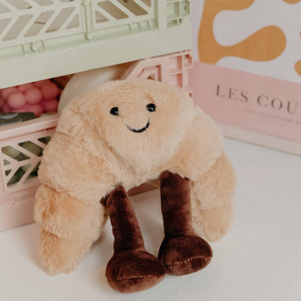 Croissant Plush Stuffed Toy By Ajouter Store