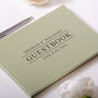 Personalised Wedding Guest Book Linen, thumbnail 6 of 8
