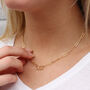 18ct Gold Plated Or Sterling Silver T Bar Necklace, thumbnail 1 of 3
